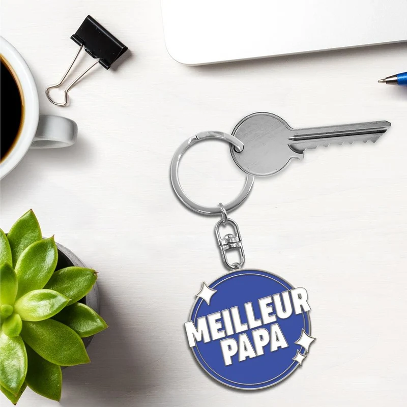 Porte-clés "Meilleur papa"