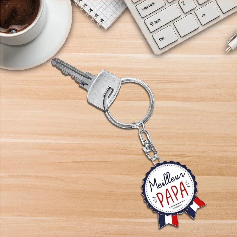 Porte-clés "Meilleur papa"