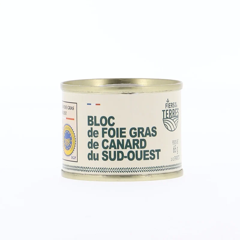 Bloc de foie gras de canard du sud-ouest