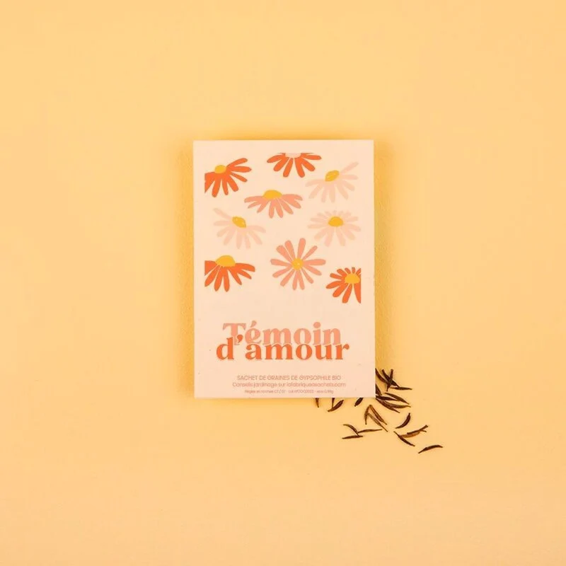 Témoin d'amour - Sachet de graines à planter