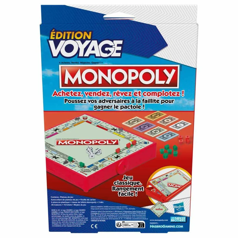 Monopoly - édition voyage 2024