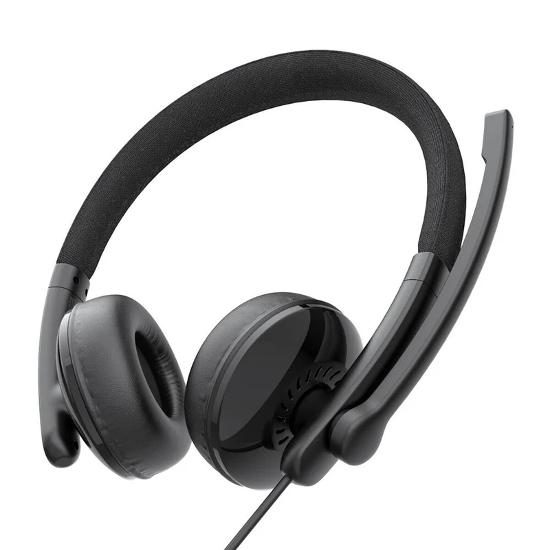 eMeet GeniusCall HS50 USB-C Headset with Boom Microphone