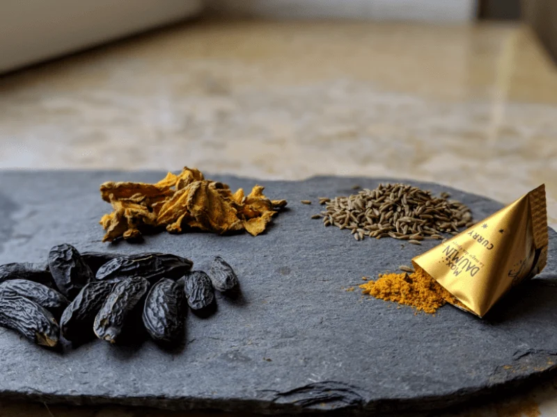Assortiment de 40 berlingots d'épices
