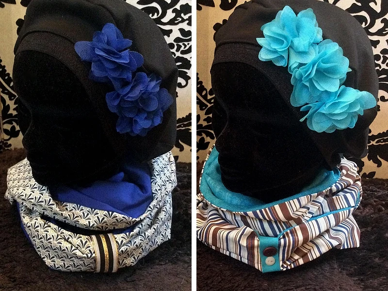 Foulard snood et bonnet