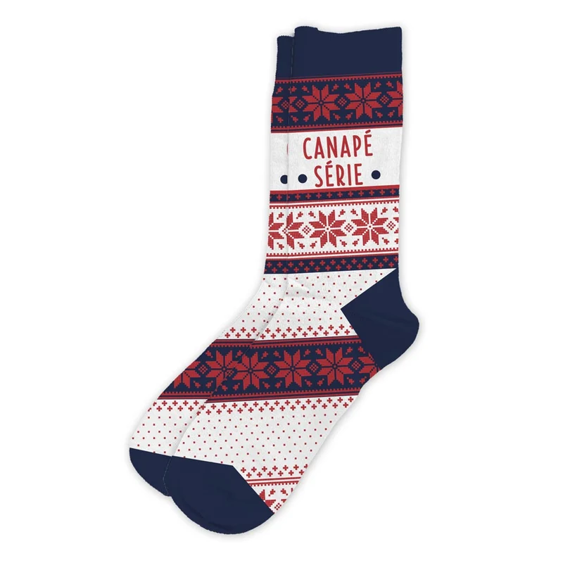Chaussettes d'hiver de Noël "Canapé Série" femme / Taille unique : 36-42