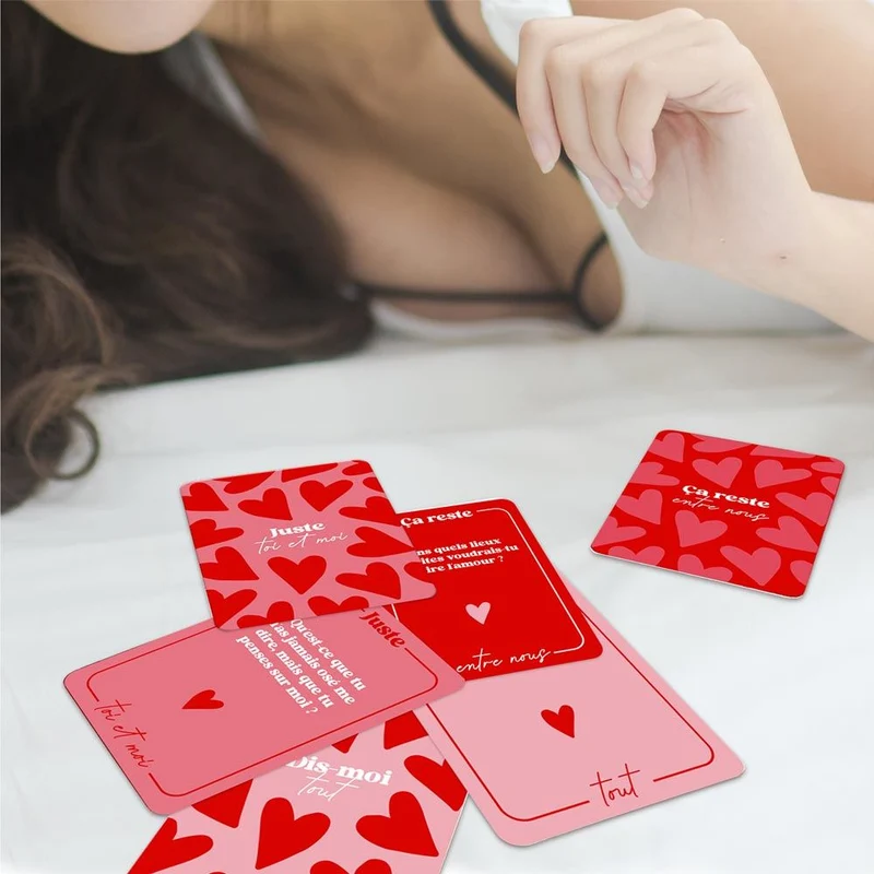 Jeu de couple - 24 cartes de jeu de l'amour