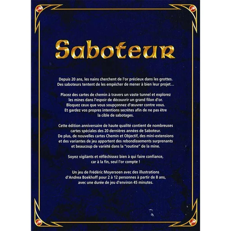 Saboteur - édition 20 ans