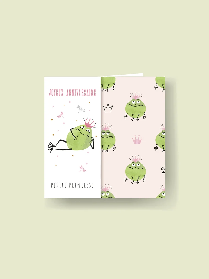 Carte 15x15cm : Joyeux anniversaire