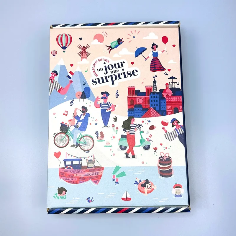 Box "Français stylé" avec 1 cadeau par jour