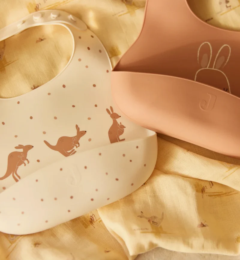 Bavoirs en silicone | Kangourou