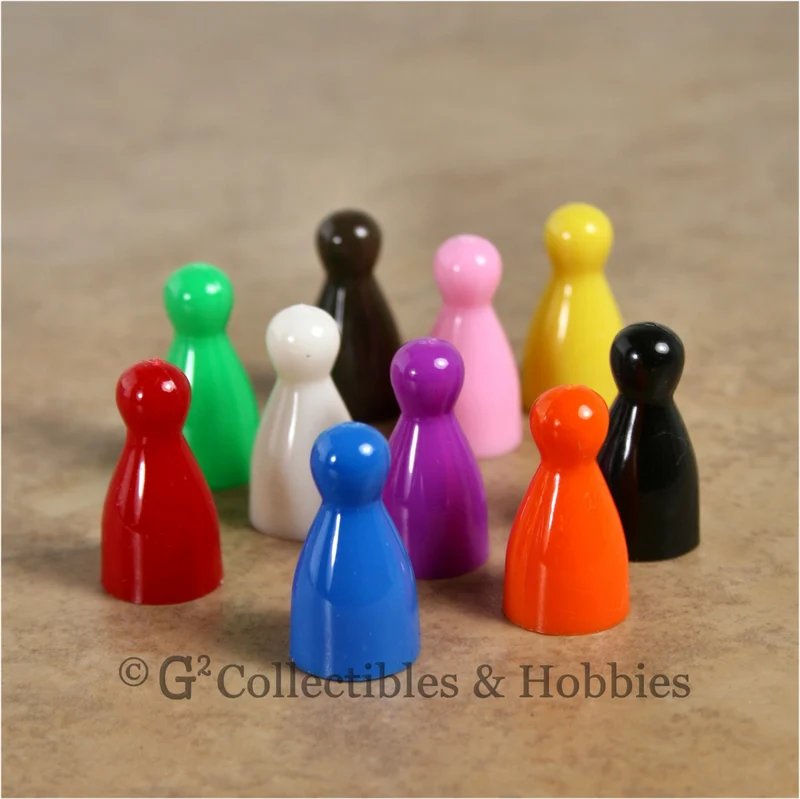 Game Pawns: Halma Set of 10 in ten colors