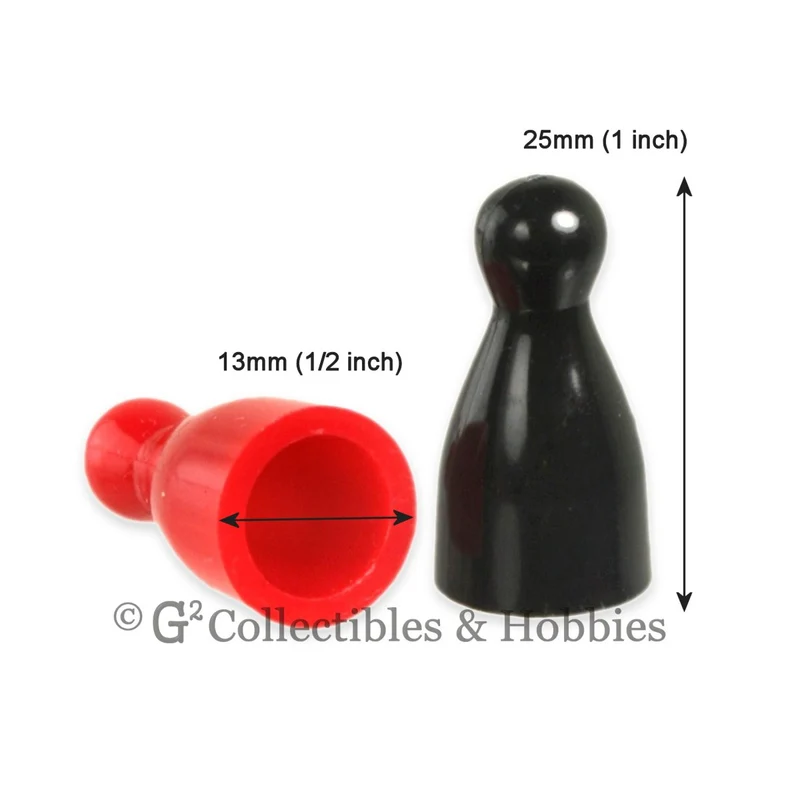 Game Pawns: Halma Set of 24 in six colors