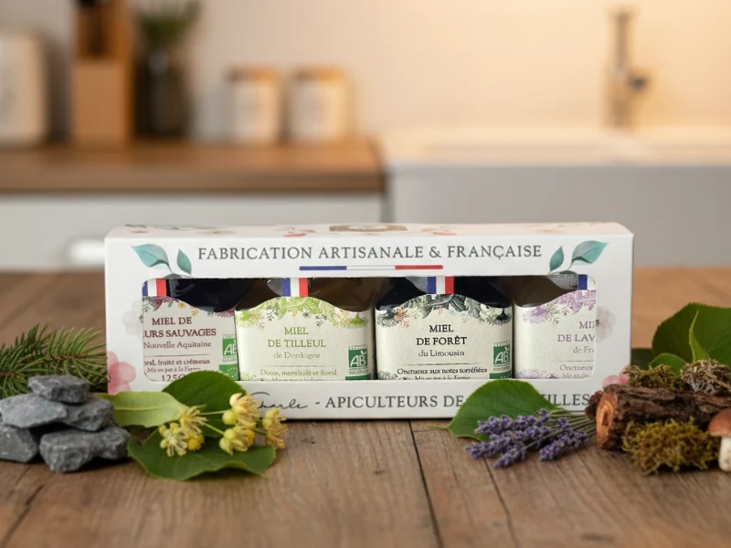 Coffret 4 Miels Français