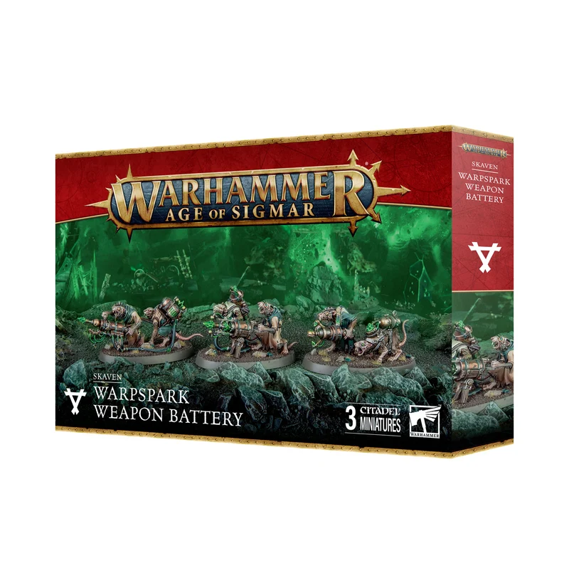 AOS SKAVEN : BATTERIE D'ARMES WARPSPARK