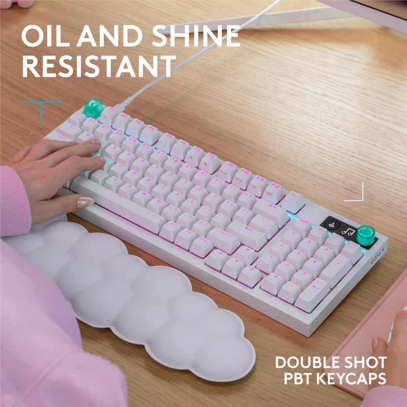 Logitech G G316 X 98 Gaming Keyboard (White)