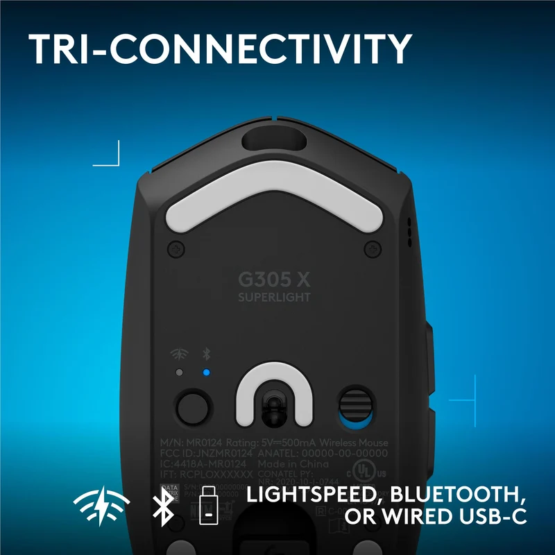 Logitech G G305 X SUPERLIGHT Gaming Mouse (Black)