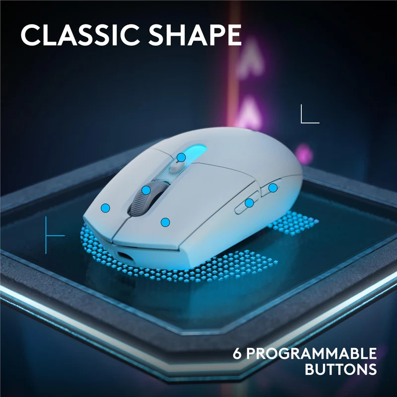 Logitech G G305 X SUPERLIGHT Gaming Mouse (White)