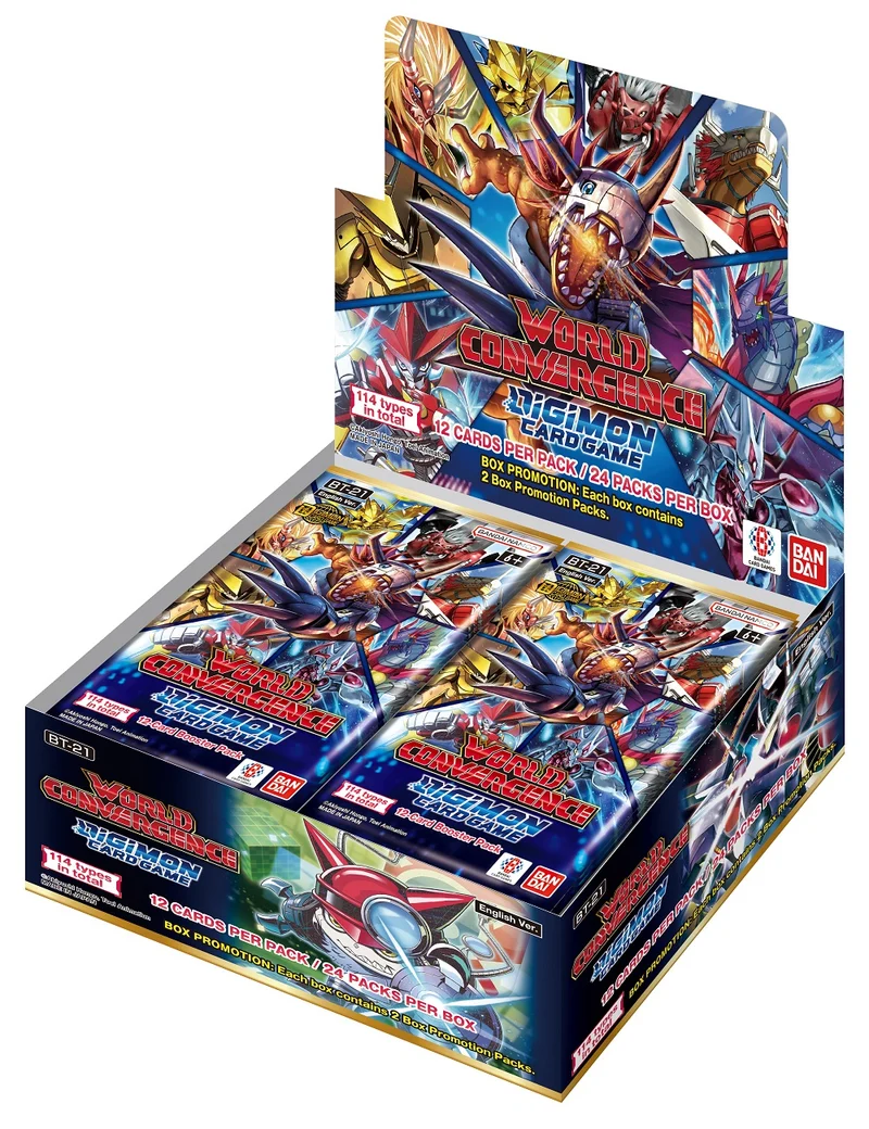 DIGIMON : BOÎTE DE RÉCOMPENSE DE CONVERGENCE MONDIALE BT21