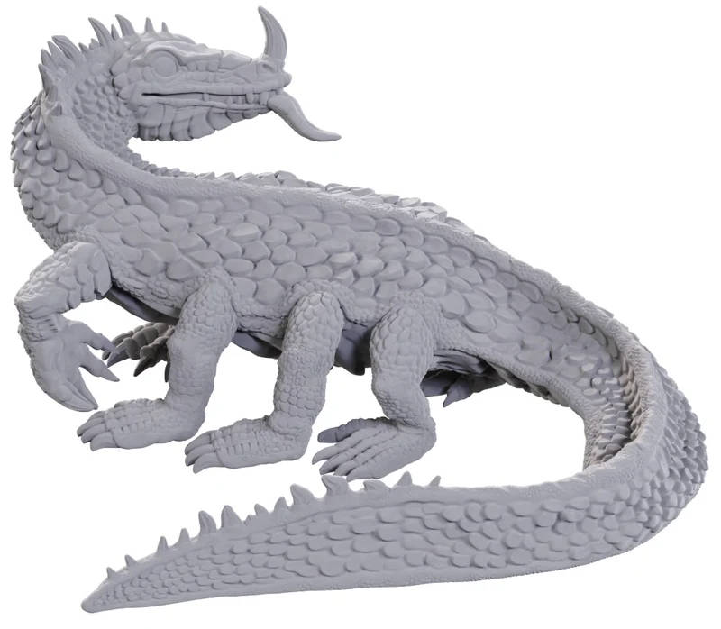 Figurines non peintes D&D : Basilic classique WV24