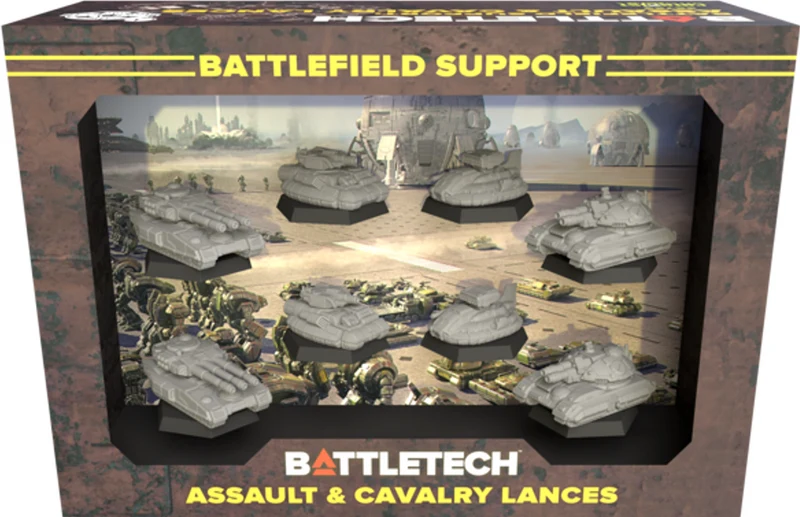 BATTLETECH : LANCES D'ASSAUT ET DE CAVALERIE DE SOUTIEN AU CHAMP DE BATAILLE