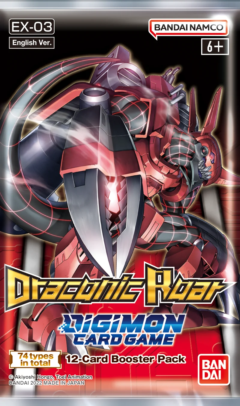 DIGIMON : PACK DE RÉCOMPENSES EX03 POUR LE RUGISSEMENT DRACONIQUE