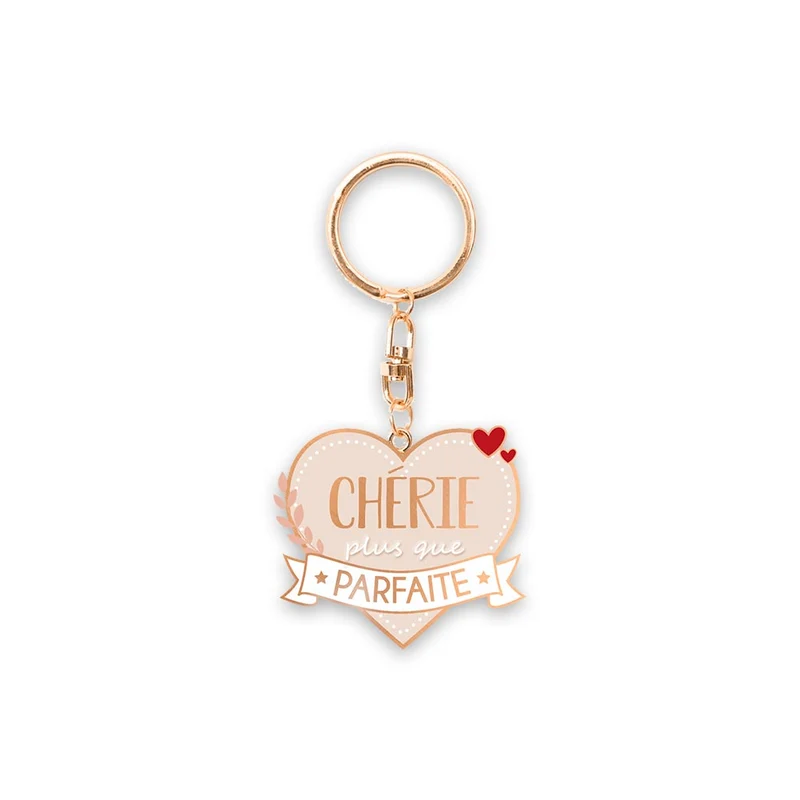 Porte-clés "Chérie parfaite"