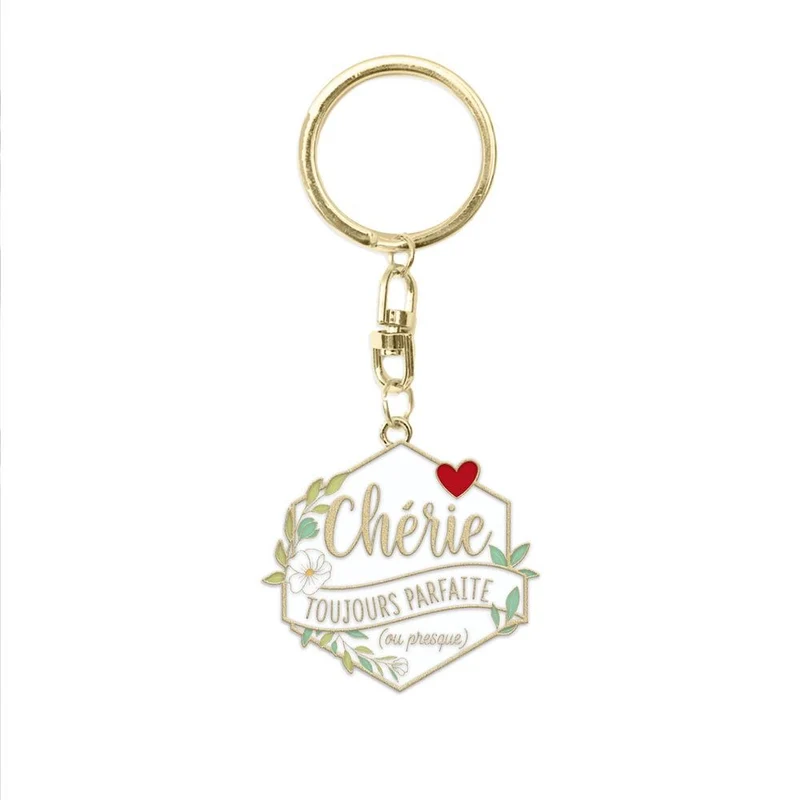 Porte-clés "Chérie parfaite"