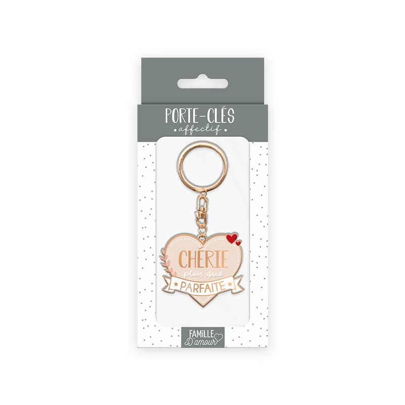 Porte-clés "Chérie parfaite"