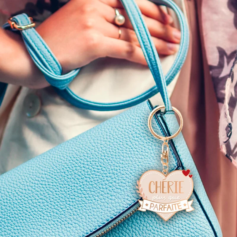 Porte-clés "Chérie parfaite"
