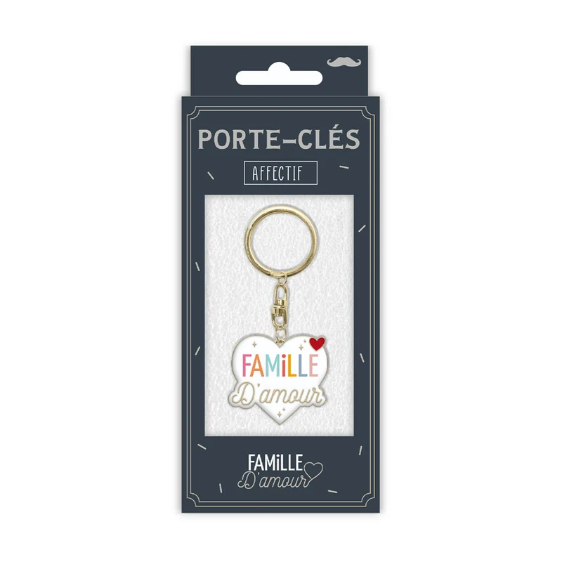 Porte-clés "Famille d'amour"