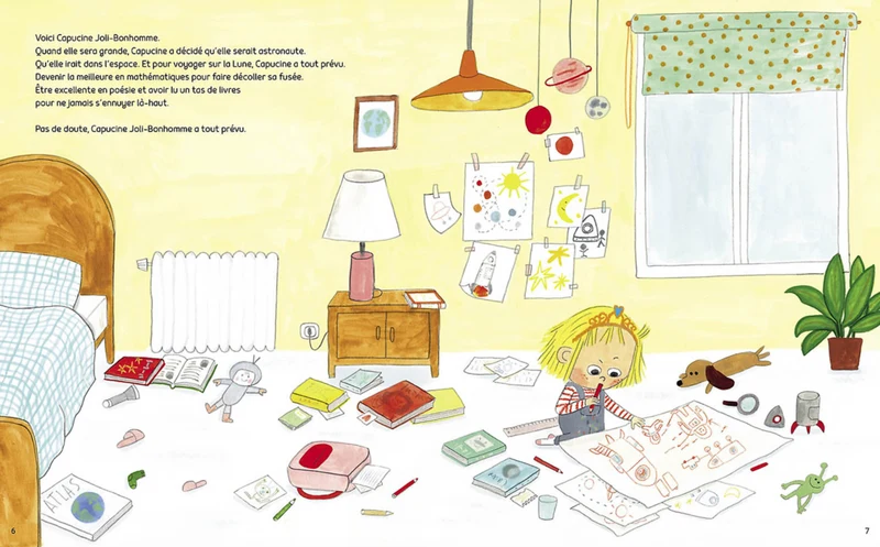 Livre | Capucine joli-bonhomme ira sur la lune
