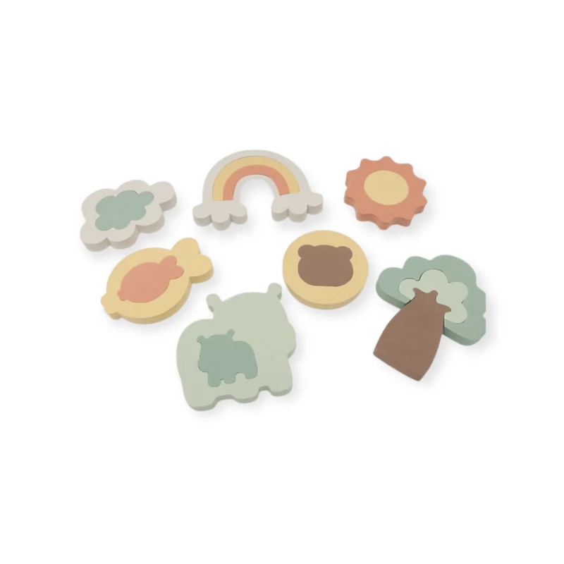 Puzzle de bain en mousse
