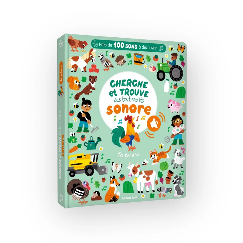 Cherche & trouve des tout-petits Sonore | La ferme