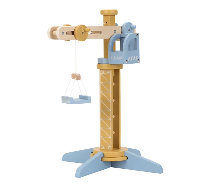 Set grue et chantier de construction