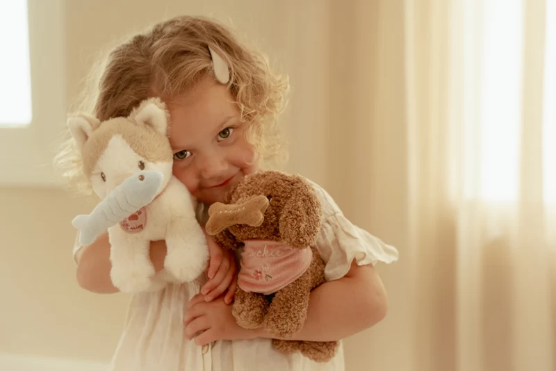 Peluche avec sac de transport | Jackie