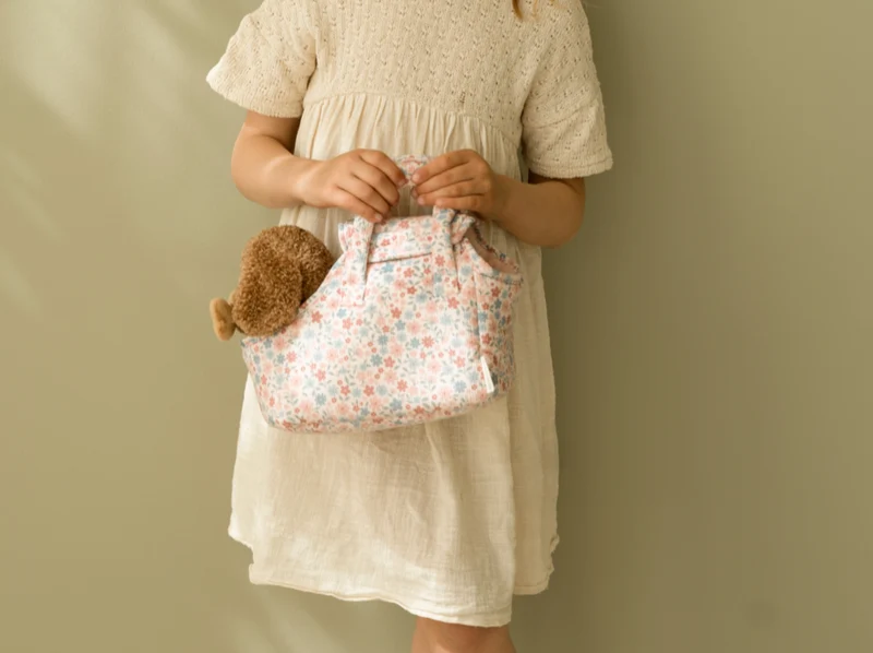Peluche avec sac de transport | Jackie