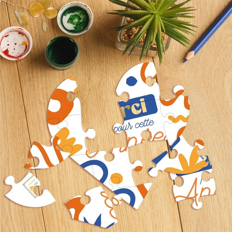 Puzzle à assembler "Merci pour cette année"