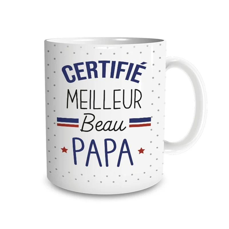 Mug "Certifié Meilleur Beau Papa"