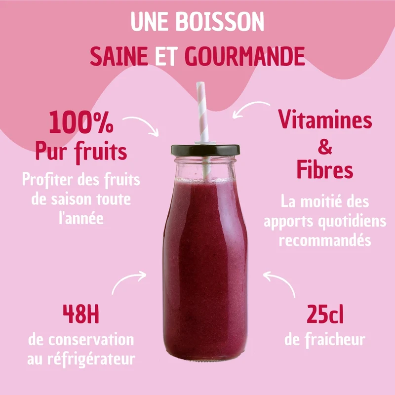 Sachet de smoothie prêt à consommer