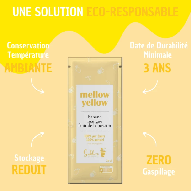 Sachet de smoothie prêt à consommer