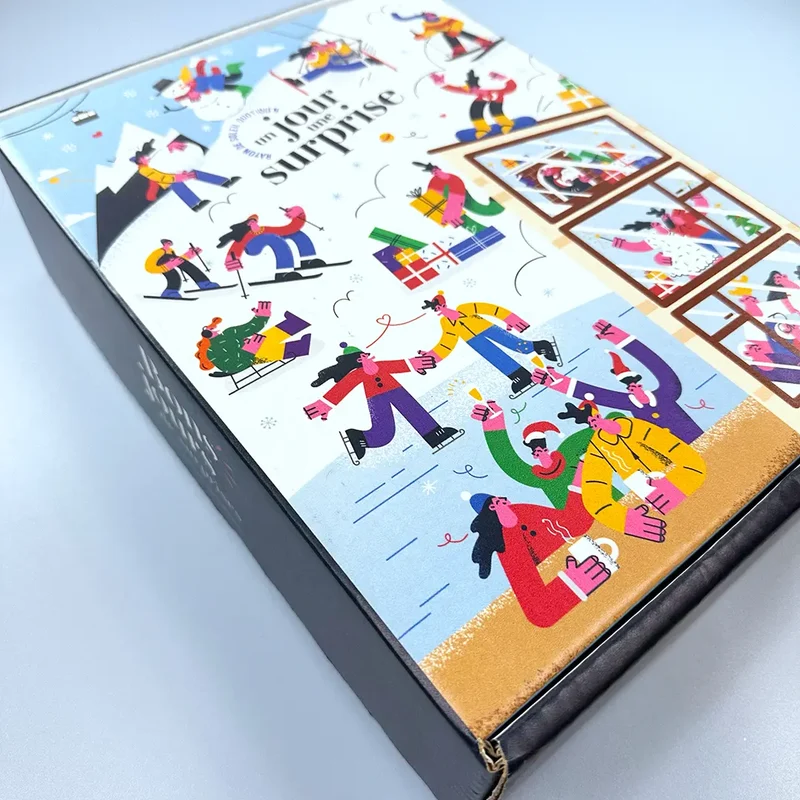 Box "Ski en folie" avec 1 cadeau par jour