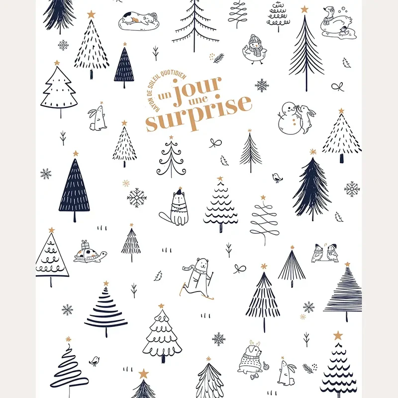 Boite vide design Hiver Noël