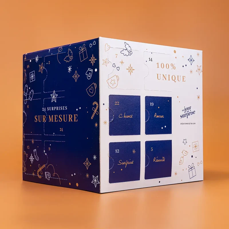 Calendrier de l’avent personnalisé : 24 surprises au choix