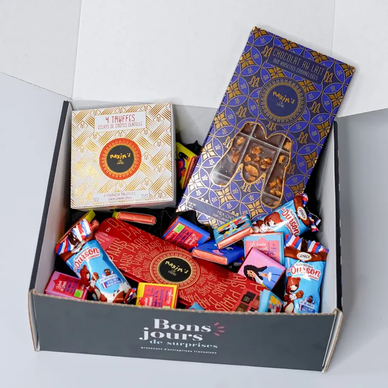 Coffret cadeau gourmand à composer soi-même en ligne