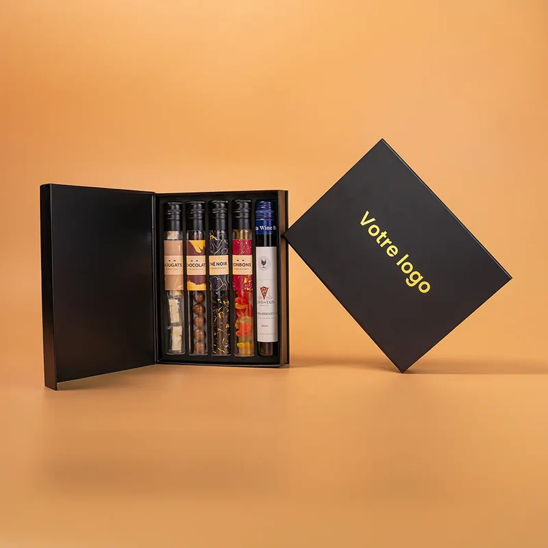 Coffret luxe flacon entreprise 100% personnalisé