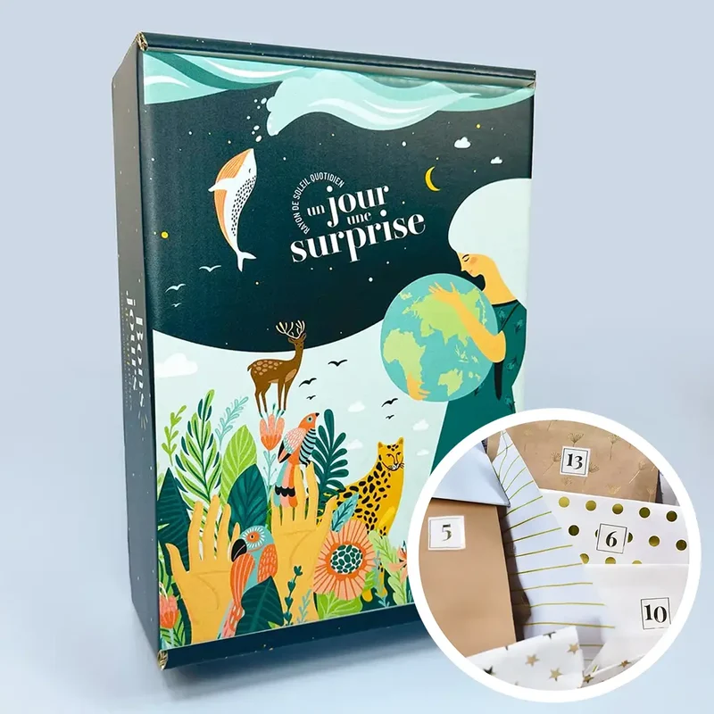 Box "Nature émerveillée" avec 1 cadeau par jour