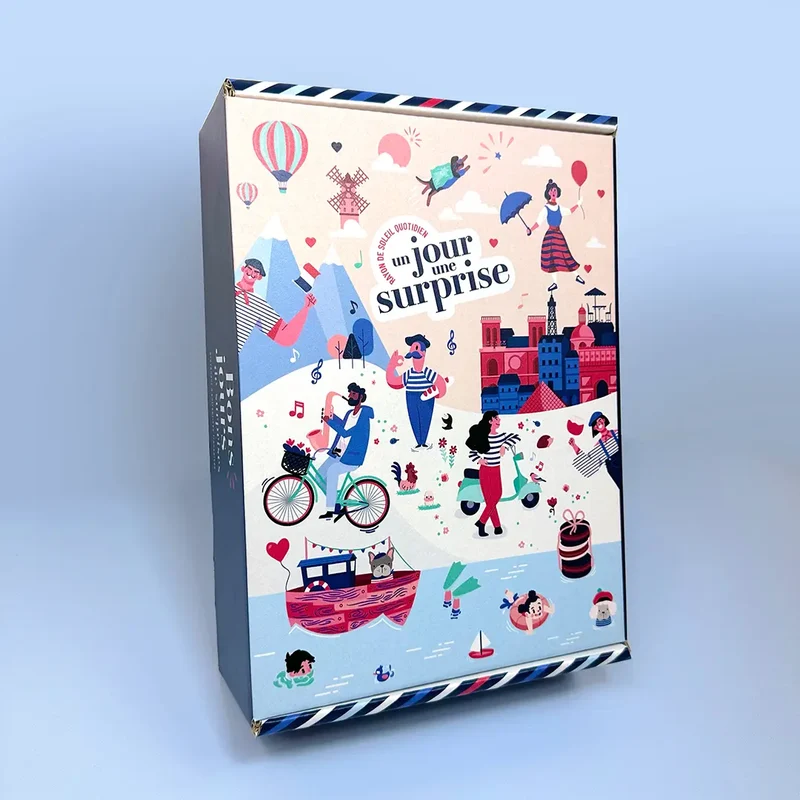 Boite vide design Français stylé