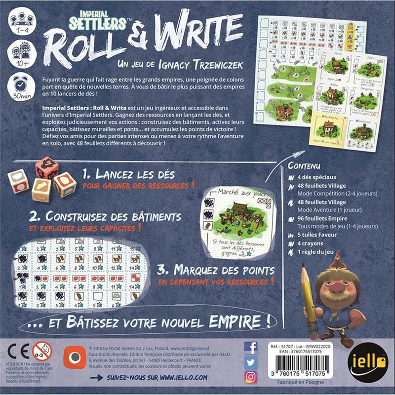Imperial Settlers - Roll & Write
