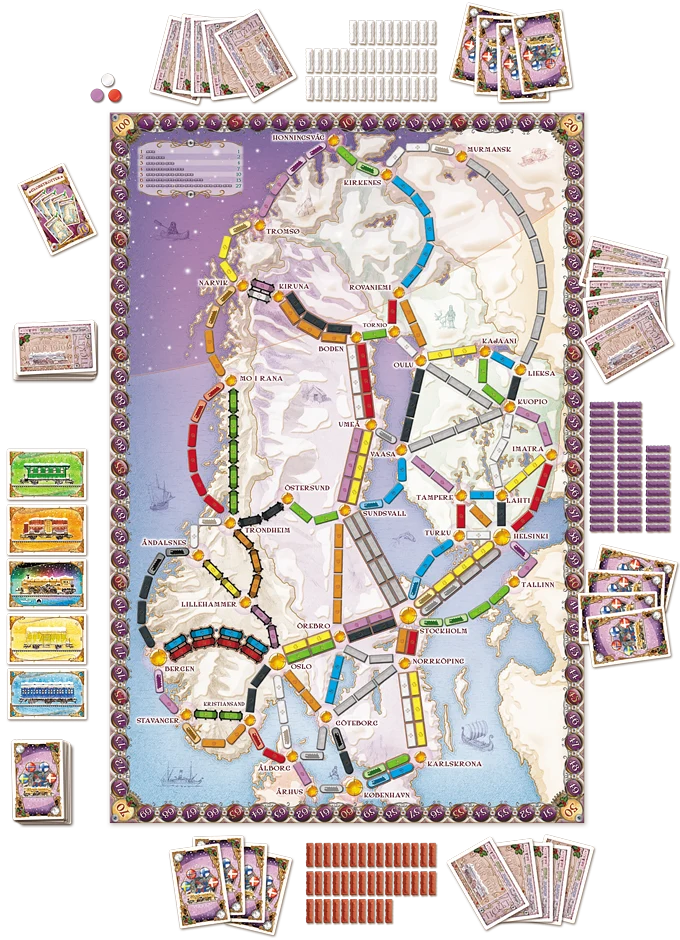 Les Aventuriers Du Rail - Scandinavie