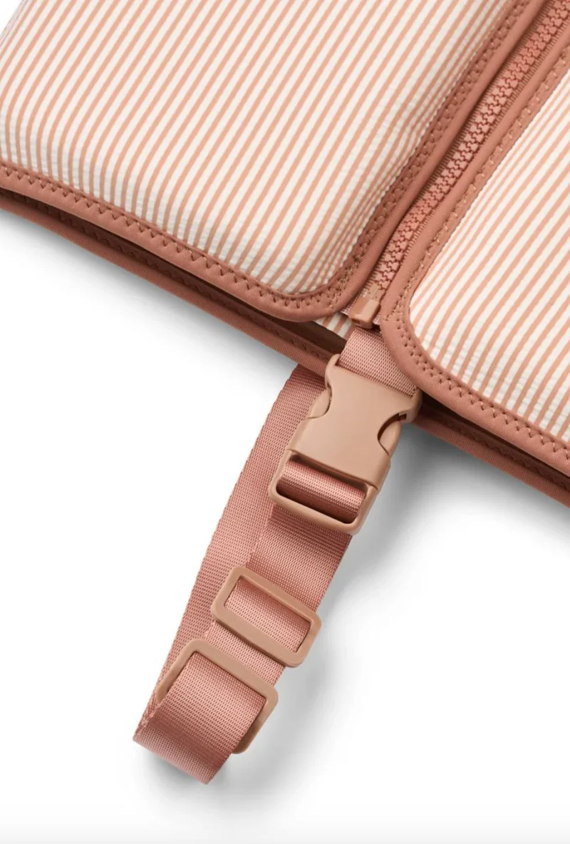 Gilet de flottaison | Rayures rose